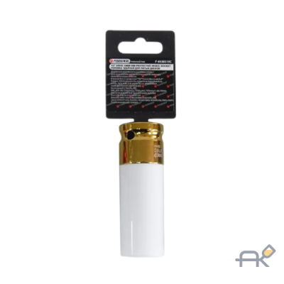 Головка глубокая для литых дисков с защитным кожухом 17мм. 1/2. на пластиковом держателе (F-4458517C)